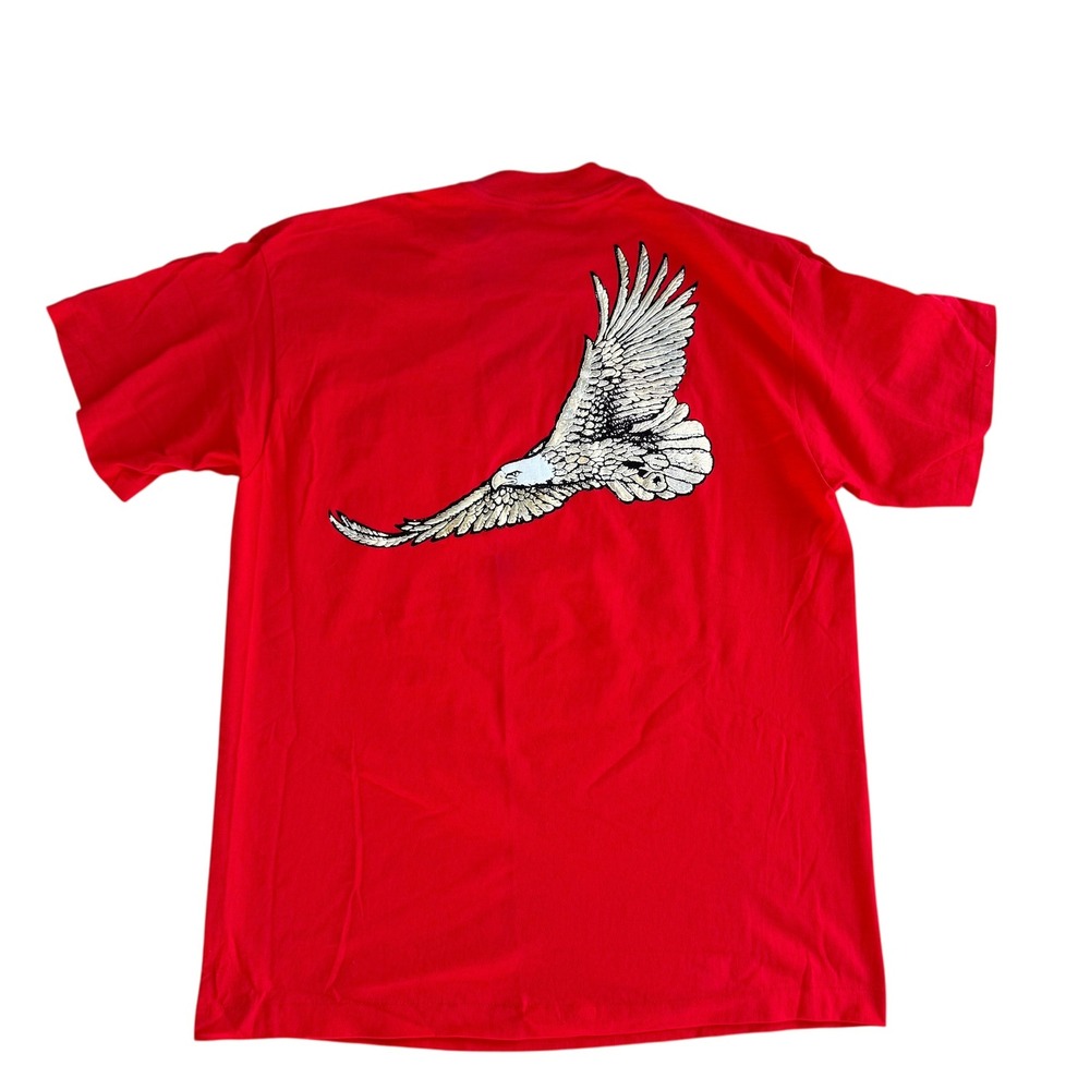 Vintage Winston Eagle Red‎ Pocket T-Shirt American Born XL Marlboro Vibes
